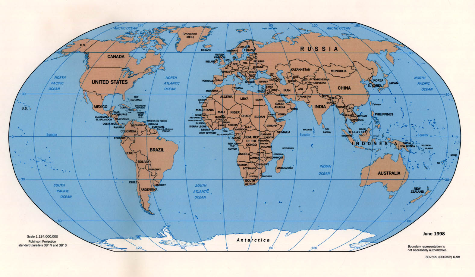 Maps: World Map Usa